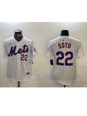 Juan Soto 22 White Stitched Jersey